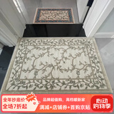 致尚美学欧美式加厚加密地垫 入户门垫脚垫厨房长条垫 卫生间吸水防滑垫 棉麻底-加厚高密【驼色】 60cm*90cm