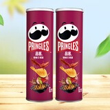 品客（Pringles）薯片桶装罐装休闲零食办公室零食膨化食品烧烤牛排味110g*2罐
