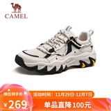 骆驼（CAMEL）山城猫爪户外登山透气舒适休闲运动徒步鞋男 G15S342004 黑白 40