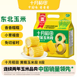 十月稻田 黄糯6cm玉米段 1.6斤8段 杂粮粗粮 东北玉米 低脂早餐 火锅食材