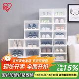 爱丽思（IRIS） 鞋盒aj鞋盒子手办透明收纳盒鞋架收纳箱鞋柜男士球鞋皮鞋整理丝 【40码内可装高13cm】12只装