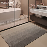 布迪思浴室地垫吸水入户厨房卫生间厕所进门口防滑脚垫家用垫子90*60CM