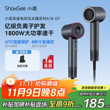 小适11万转高速电吹风机家用风筒高浓度负离子护发大风力速干降噪无刷电吹风送女友/家人礼物A18-GY 
