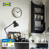 宜家（IKEA）PUGG普格挂钟客厅时钟简约现代客厅大气简约网红钟表 挂钟不锈钢32cm