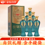 浏阳河 九州玉品 酱香型白酒 53度 500ml*6瓶 整箱装 宴请送礼 含礼品袋