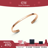 丹尼尔惠灵顿（DanielWellington）dw手镯男女 经典开口情侣手镯时尚饰品 生日礼物送女友 【热卖圈口】玫瑰金小号 DW00400003