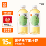 果子熟了 果汁茶 0脂肪 梅子乌龙茶饮料 487mL*15瓶 整箱茶饮料