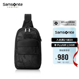 新秀丽（Samsonite）单肩斜挎包休闲包旅行包时尚潮男NV2*09005 黑色 