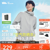 蕉下（beneunder）防晒衣男薄外套皮肤衣服冰丝防紫外线凉感透气夏户外TS40724灰M
