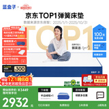蓝盒子Z1记忆棉独立弹簧床垫双人酒店厚席梦思线下同款1.8*2米软硬适中
