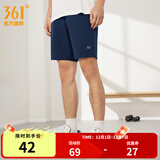 361°运动短裤男2025年新款夏季速干吸湿五分裤透气弹力男裤 【男款】暗夜蓝【4725】 M