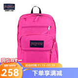 JANSPORT杰斯伯双肩包男旅行轻便背包书包女高中笔记本大学生包电脑包 TDN70R4蜜糖粉