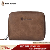 暇步士（Hush Puppies）卡包男真皮零钱包男证件夹风琴式收纳包名片夹父亲节礼物礼盒装