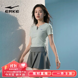 鸿星尔克（ERKE）泳衣女分体裙式保守微胖女孩显瘦运动泡温泉大码泳装