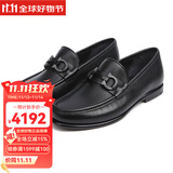 Ferragamo 菲拉格慕  男士CROWN系列牛皮商务正装皮鞋 黑色02A879 0688525 42 /8码