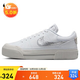 耐克女子休闲鞋WMNS COURT LEGACY LIFT运动鞋HQ2307-100白银 36