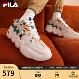 斐乐帕尼尼圣诞款FILA PANINI XMAS女鞋运动鞋男鞋篮球鞋情侣老爹鞋 雪白/百合白-SL【男款】 39