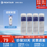 滨特尔（pentair） 净水器家用 前置10寸PP棉滤芯 简易更换 PP棉滤芯 10寸5μm通用 4只装
