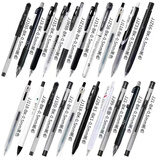 斑马牌（ZEBRA） 日本jj15限定按动中性笔速干笔芯学生考试黑色水笔套装0.5mm签字笔文具套装 考试刷题高性价比20支套装【送笔袋】