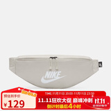 耐克NIKE男女腰包 单肩包斜挎包胸包休闲包DB0490-104 灰白均码