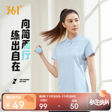 361°短袖女春夏季运动t恤速干衣polo衫跑步健身休闲瑜伽662424130H-3