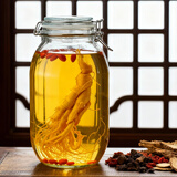 喜碧（Scybe）泡酒容器密封罐6斤装泡酒瓶泡菜坛子腌菜缸腌蛋玻璃罐潘多拉3.2L