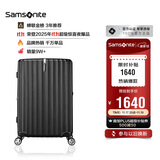 新秀丽（Samsonite）行李箱28英寸拉杆箱竖条纹大容量旅行箱包托运密码箱黑色GU9
