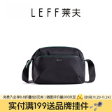 莱夫女包妈咪包帆布中年单肩包时尚休闲简约百搭斜跨包小包 经典黑色