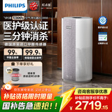 飞利浦（PHILIPS）空气净化器除甲醛神器新房急入住鼻炎专业家用宠物净化机除烟味病毒过敏原螨尘国家补贴AC3998