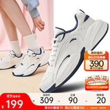 安踏ACE丨王一博同款休闲鞋女鞋复古网球风老爹鞋厚底增高运动鞋女