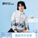 雪中飞童装儿童轻薄羽绒服男童新款中大童女童薄款外套冬 冰山雪地 110