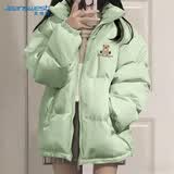 真维斯（Jeanswest）2026年新款立领棉服女韩版小个子棉衣面包服冬季学生宽松保暖外套