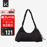 Keep瑜伽挎包健身包游泳包大容量手提包休闲单肩手提防水户外包经典黑