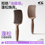 Creative art梳子猪鬃毛蓬松神器造型高颅顶学生宿舍护发养发外出便携松塔梳