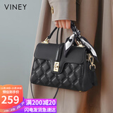 viney牛皮包包女包手提妈妈包中年斜挎单肩包生日礼物大容量送女友老婆