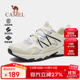 骆驼（CAMEL）户外登山鞋男女防泼水防滑徒步鞋越野运动跑鞋F24B097605