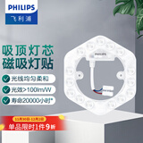 飞利浦LED灯盘磁吸吸顶灯灯芯 替换三基色环形灯管荧光节能圆形蝴蝶灯具 六边形20W白光