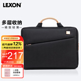 乐上（LEXON）商务超薄电脑包女双层手提笔记本14英寸公文包内胆包情人节礼物