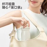 炊大皇316L不锈钢保温杯便携口袋杯子保冷小巧超轻外出350ml（霜奶白）