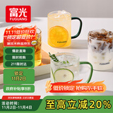 富光玻璃杯水杯子茶杯具凉水杯牛奶啤酒果汁杯子耐高温马克杯家居馆