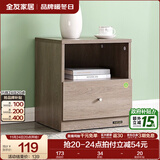 全友家居【床头柜合集】卧室储物柜子客厅收纳边角柜KD（需自行安装） 106302AK-2床头柜*1