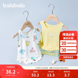 巴拉巴拉婴儿背心宝宝童装衣服女童夏季外穿2025新款甜美可爱208225122001