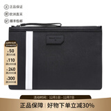 巴利（BALLY）男士PVC手拿包可装电脑男包礼物男 BOLLIS LARGE OF 30 6224350 黑色黑白条纹