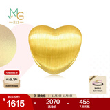 周生生 足金Charme串珠心形爱心黄金转运珠男女情侣81322C定价