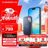 闪迪（SanDisk）1TB Type-c USB3.2 NVMe移动固态硬盘（PSSD）E61卓越版 1050MB/s三防保护 手机笔记本电脑外接SSD