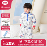 良良（liangliang）婴儿睡袋夏季空调房防踢被宝宝纯棉可拆袖儿童睡袋 星际蓝·寒冬款【适合0-15℃】 XL（建议身高90-105cm）