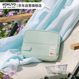 国誉(KOKUYO)Littlewoods系列HACO HACO收纳整理包中包桌立式收纳包笔袋 森林绿 1个装 WSG-BBN02LG