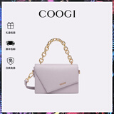 COOGI包包女款轻奢品牌女士单肩包女斜挎包女情人节生日礼物送女友老婆 紫色