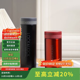 乐扣乐扣（LOCK&LOCK）不锈钢纤巧便携保温茶水杯车载商务男女保温杯子300ml黑色LHC561