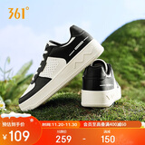 361°运动女鞋秋冬季透气开学厚底增高小白休闲板鞋子女682426611-4